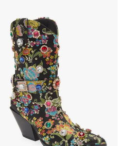 AZALEA WANG Diligent Embroidered Western Boot (Women)