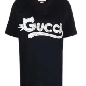 Gucci Rhinestone Logo T-shirt